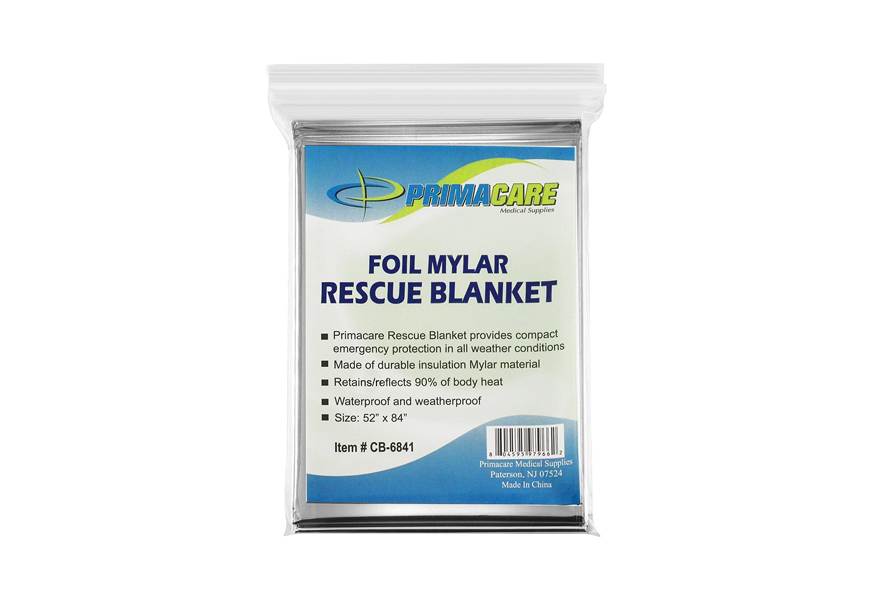 primacare hb-10 emergency foil mylar thermal emergency blanket