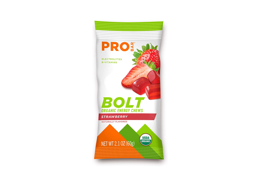 probar - bolt organic energy chews, strawberry