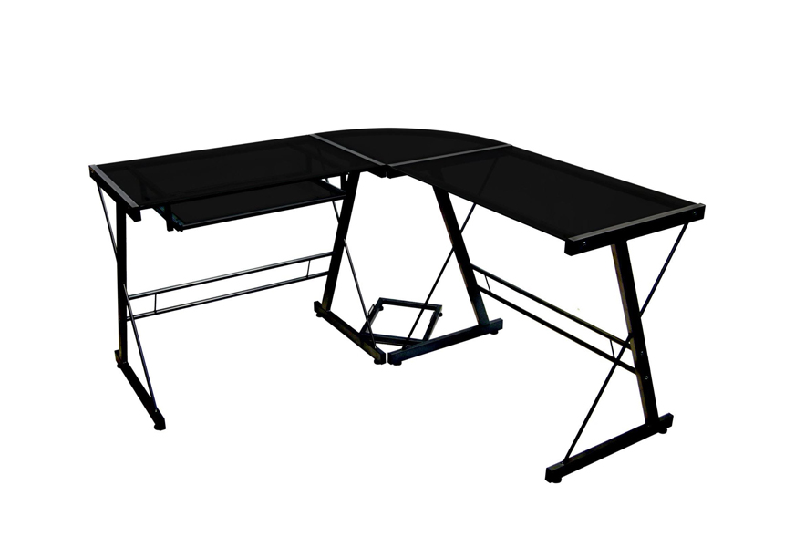 walker edison soreno modern 3-piece corner desk