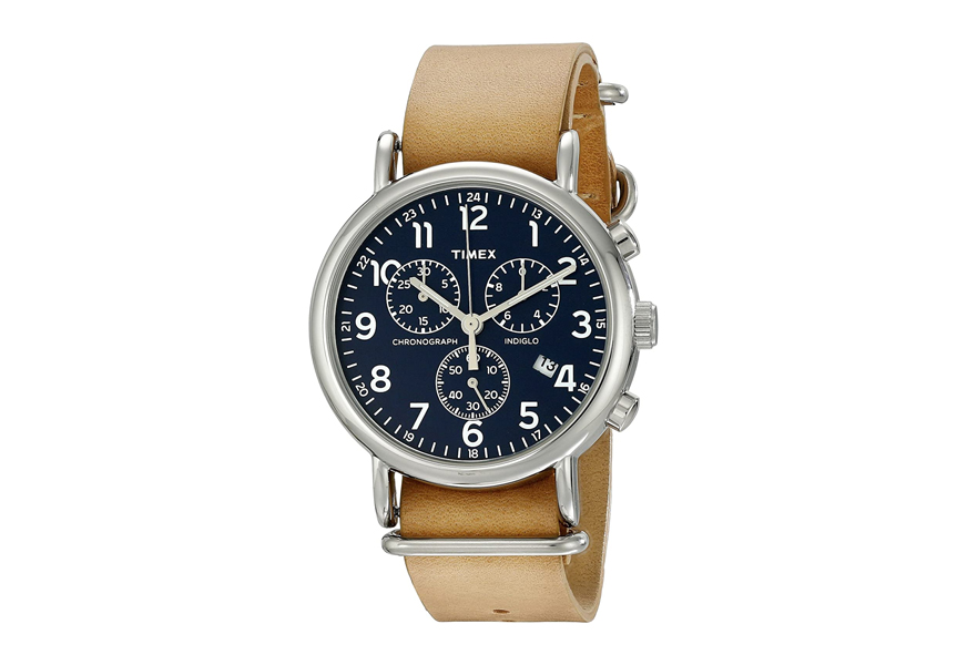weekender chronograph 40mm timex watch for men