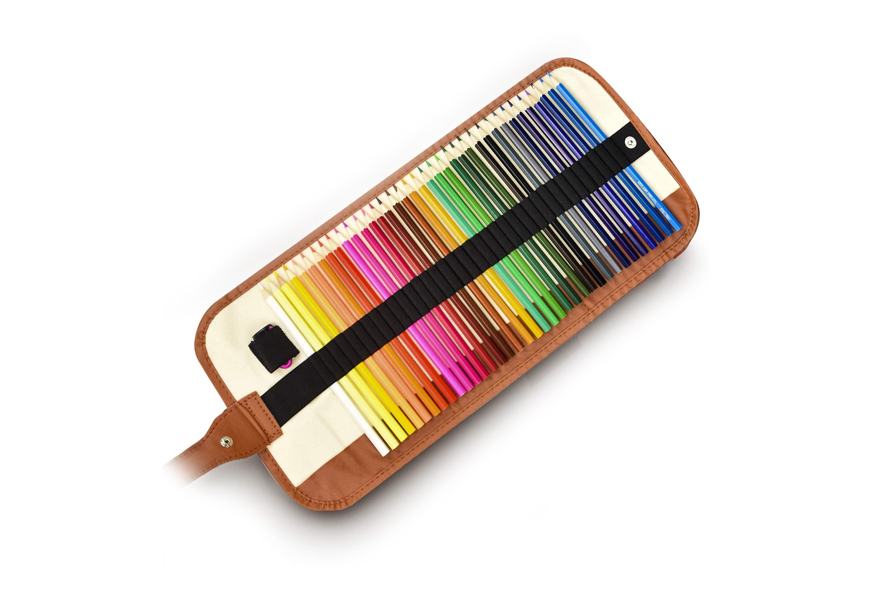 zenacolor 160 colored pencils with cardboard case