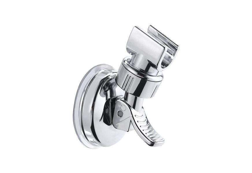 Adjustable Suction Cup Shower Arm Bathroom Rotatable Shower Head Holder Hanger 