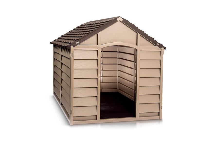 starplast mocha brown large dog house