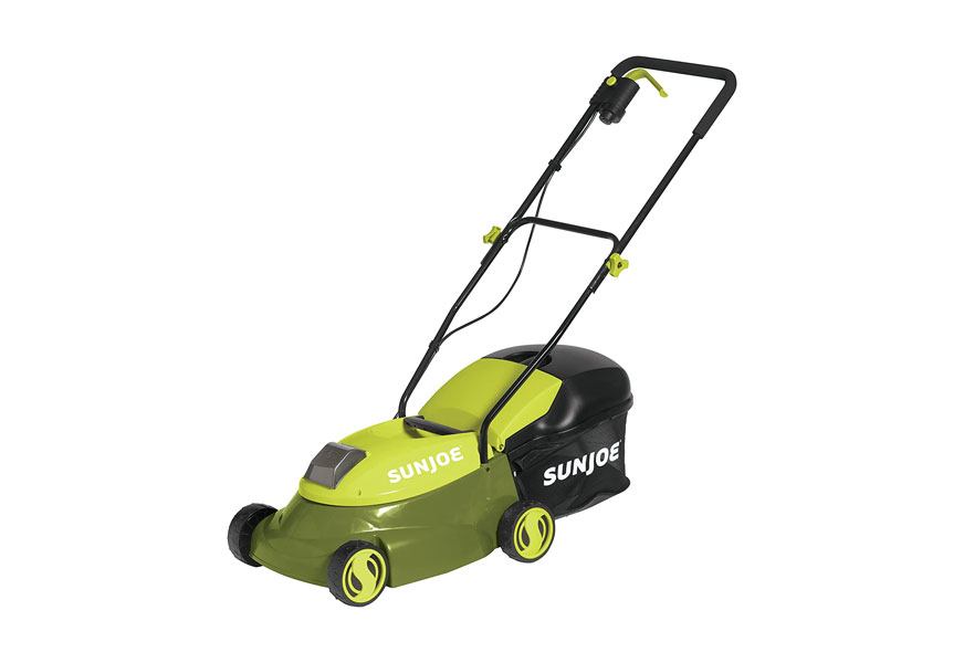 sun joe mj401c pro 14 inch 28 volt cordless push lawn mower
