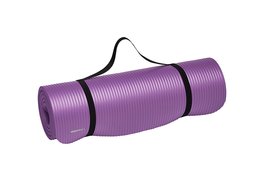 amazonbasics 1/2-inch extra thick yoga mat