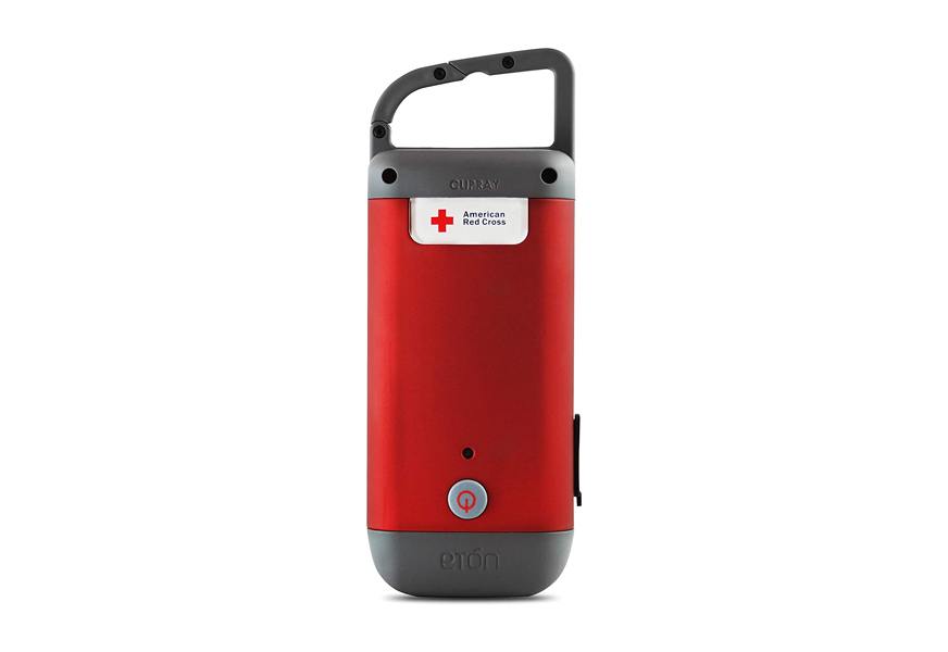 american red cross clipray hand crank flashlight