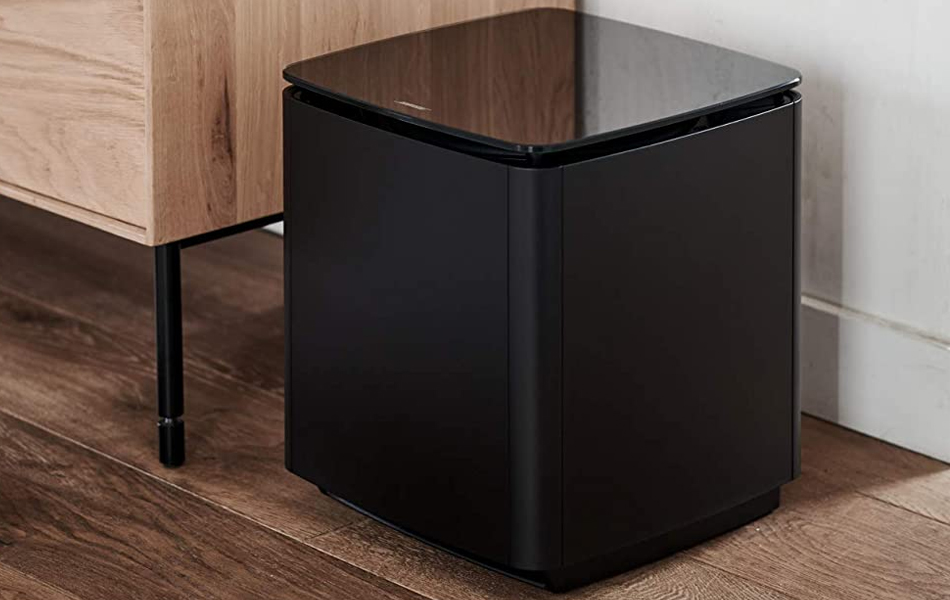black subwoofer