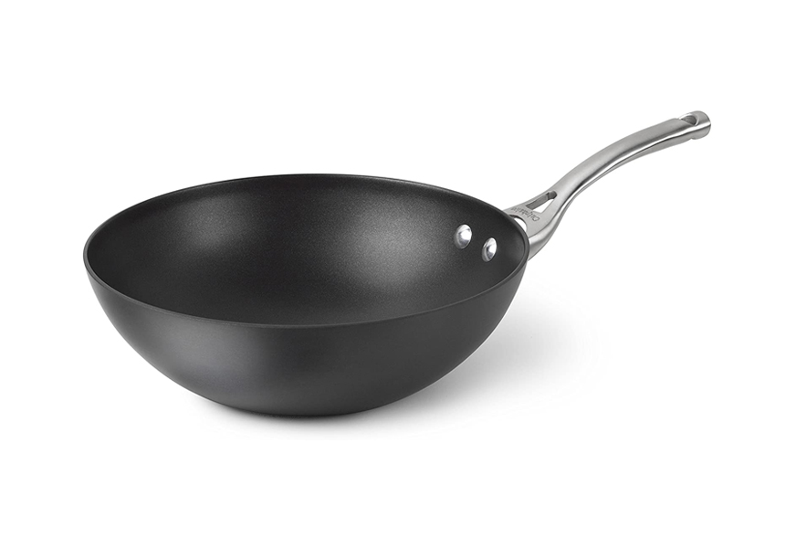 calphalon hard anodized aluminum wok
