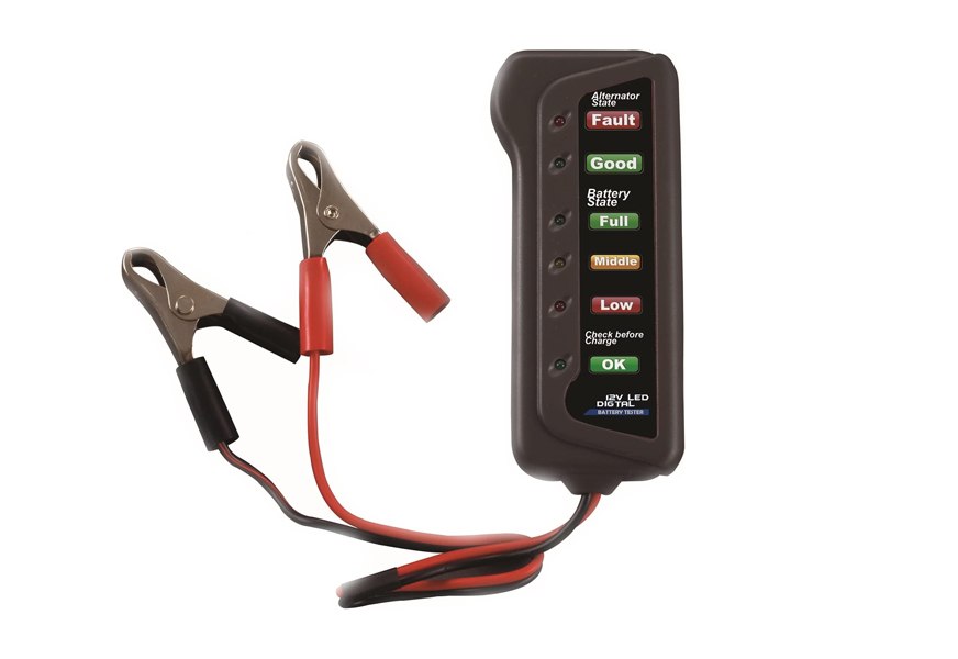 cartman 12v car battery & alternator tester