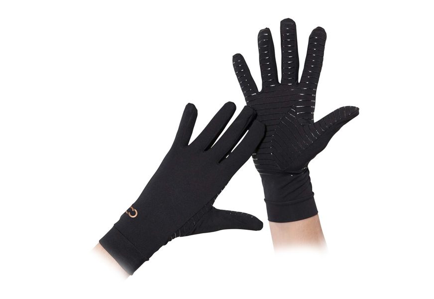 copper compression full finger arthritis gloves