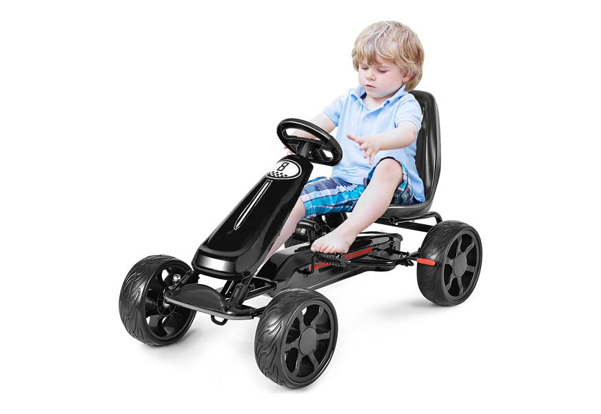 costzon kids go kart – 4 wheeled powered racer