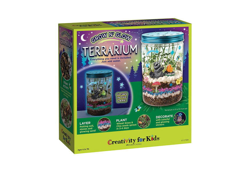 creativity for kids – grow n’ glow terrarium