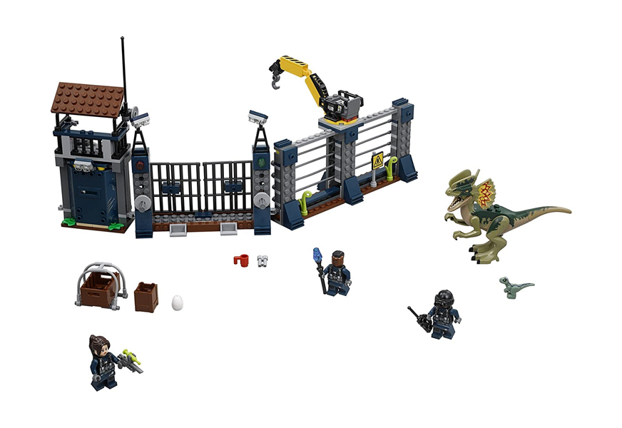 dilophosaurus outpost attack lego jurassic world set