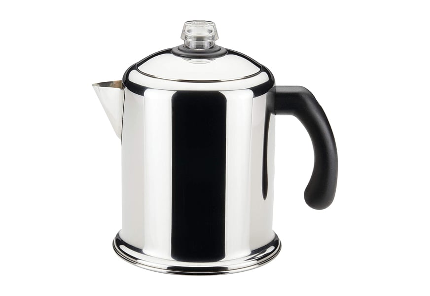 Hamilton Beach 12 Cup Electric Percolator Coffee Maker, Stainless Steel,  Quick Brew, Easy Pour Spout (40616R)