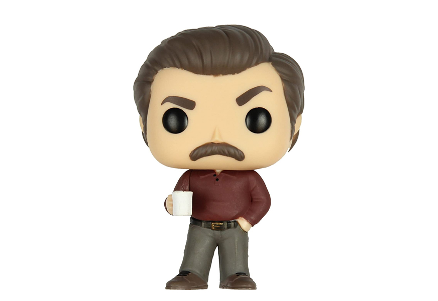 funko pop! parks and recreation ron swanson collectible figurine