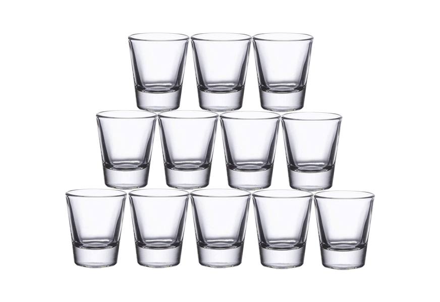 gmark 1.5 ounce heavy base shot glass set