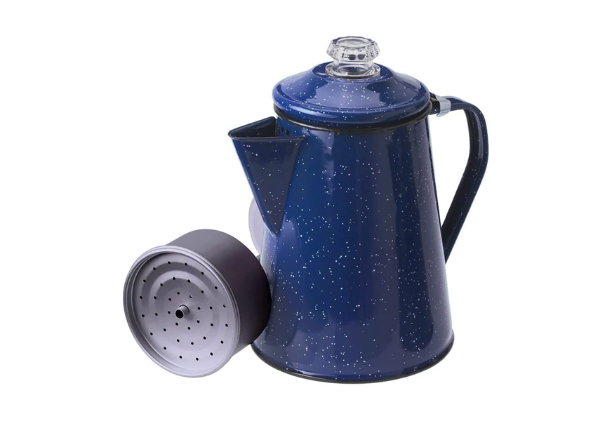 gsi outdoors enamelware coffee percolator pot