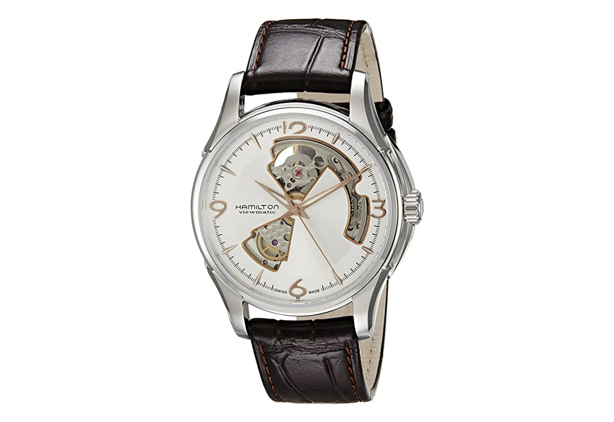 hamilton men's open heart watch