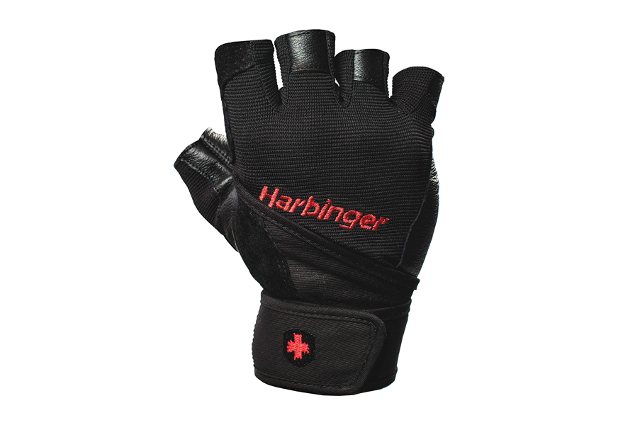 harbinger pro wristwrap weightlifting gloves
