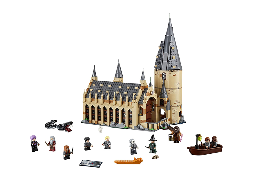 harry potter hogwarts great hall lego castle set