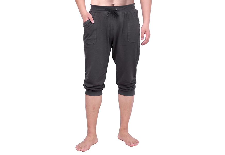 hde men's yoga capri pants