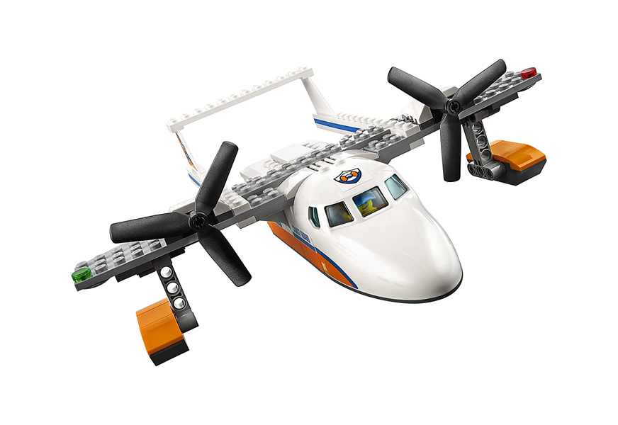lego city coast guard sea rescue plane