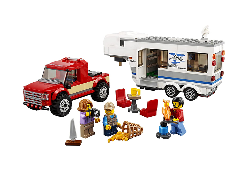 lego city pickup & caravan