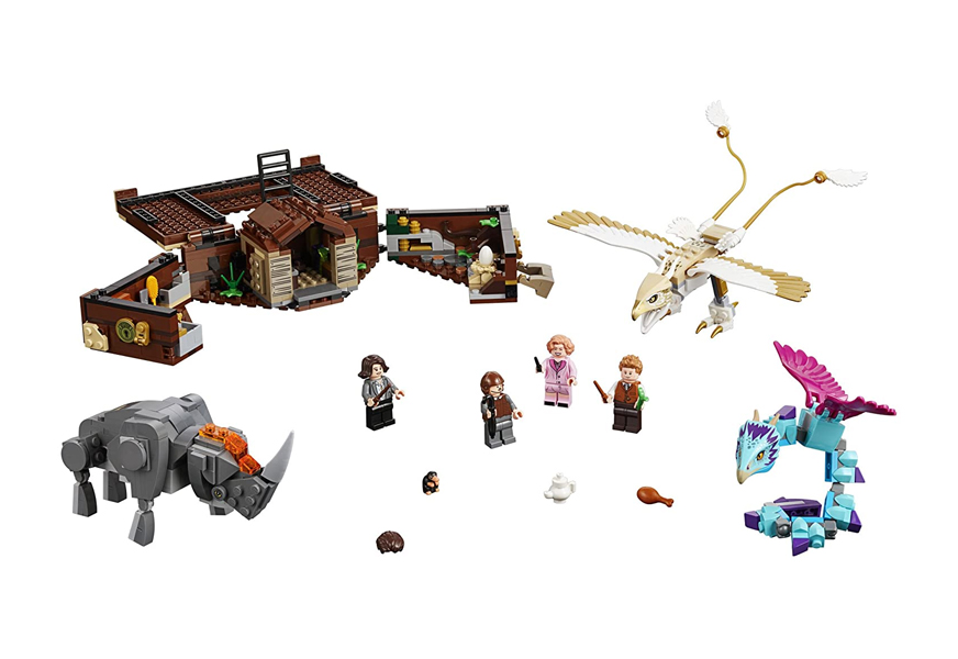 lego harry potter fantastic beasts newt’s case of magical creatures set