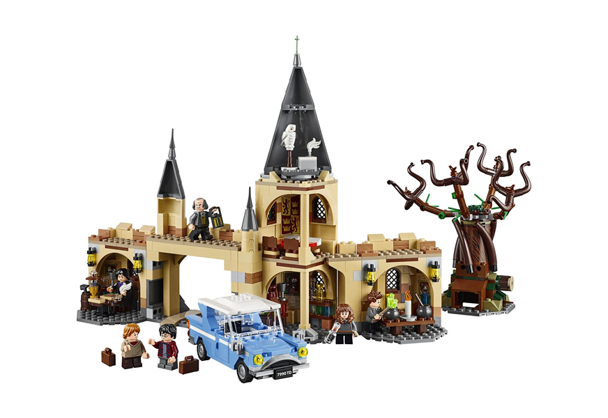 lego harry potter hogwarts whomping willow set