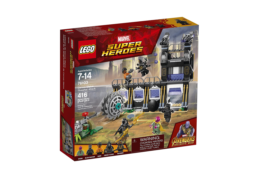 lego marvel super heroes infinity war corvus glaive thresher building kit