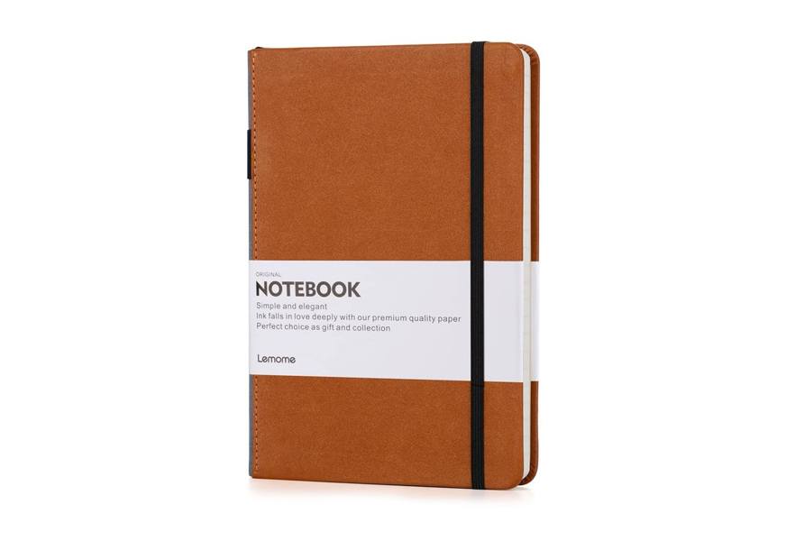 lemome a5 wide ruled hardcover writing notebook