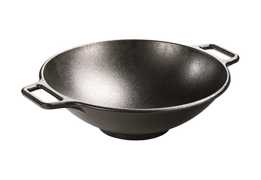 lodge pro logic cast iron wok