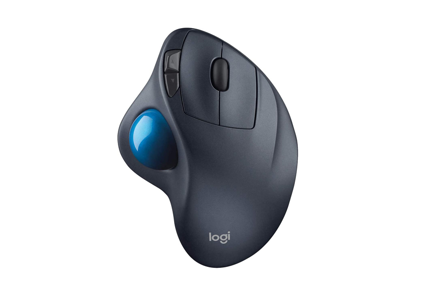 logitech wireless trackball ergonomic mouse
