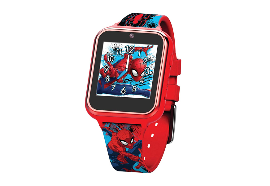 marvel boys' touch-screen watch with silicone strap