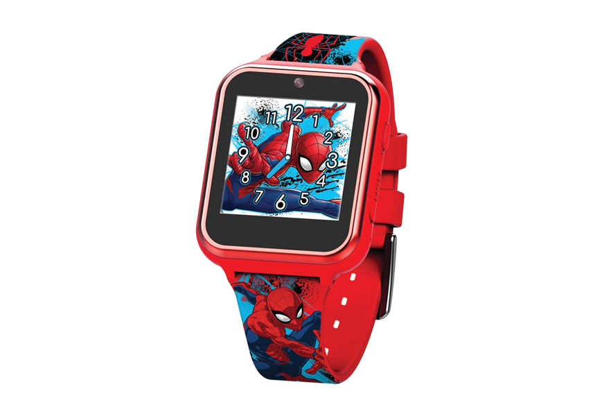 marvel boys' touch-screen watch with silicone strap