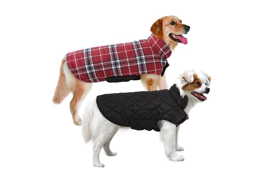 migohi plaid dog vest