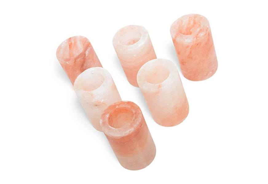 milliard 6 pack premium himalayan salt shot glasses
