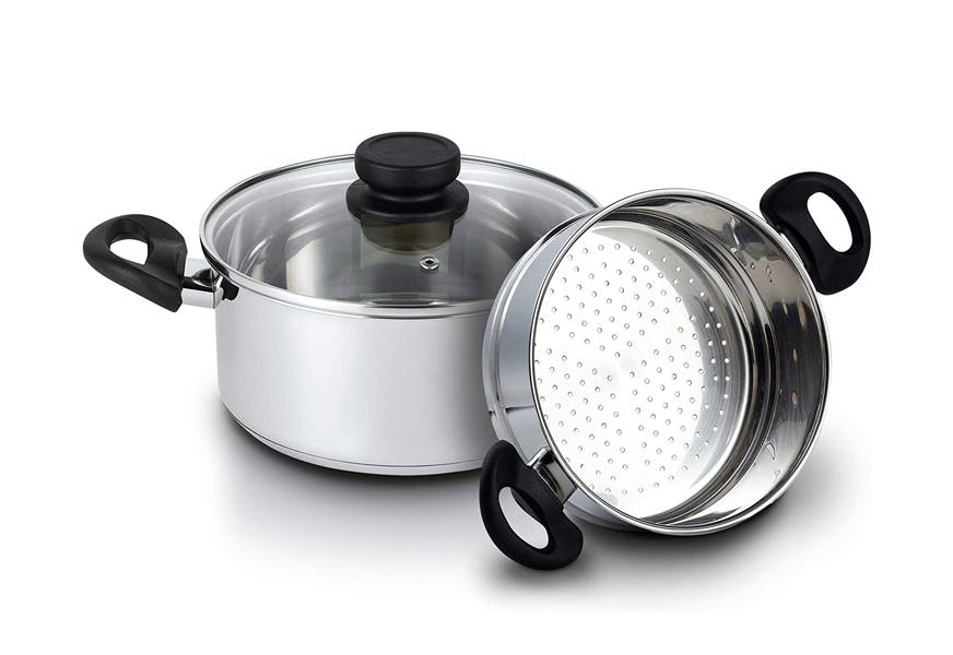 nevlers stainless steel 3 quart steamer basket