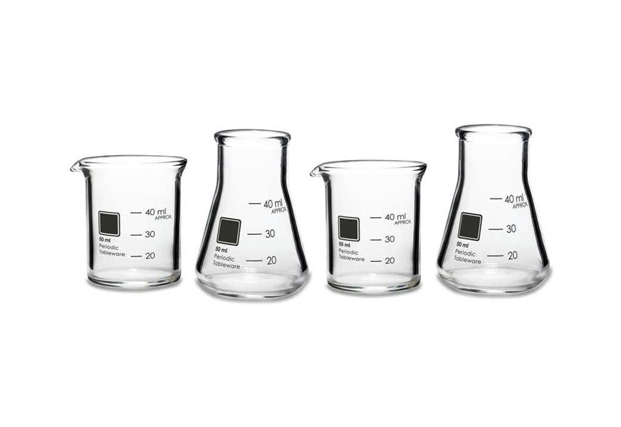 periodic tableware shot glasses