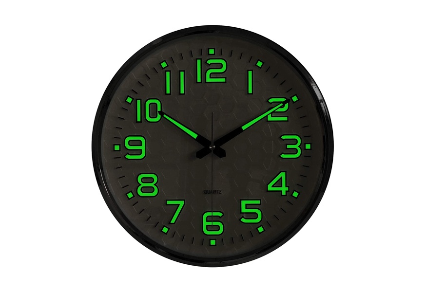 plumeet night light wall clock