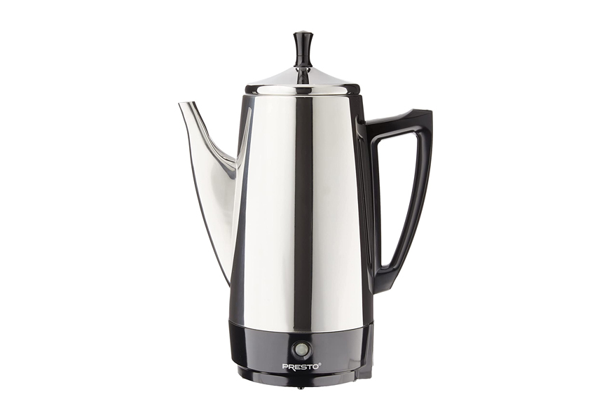 presto 12-cup stainless steel coffee percolator