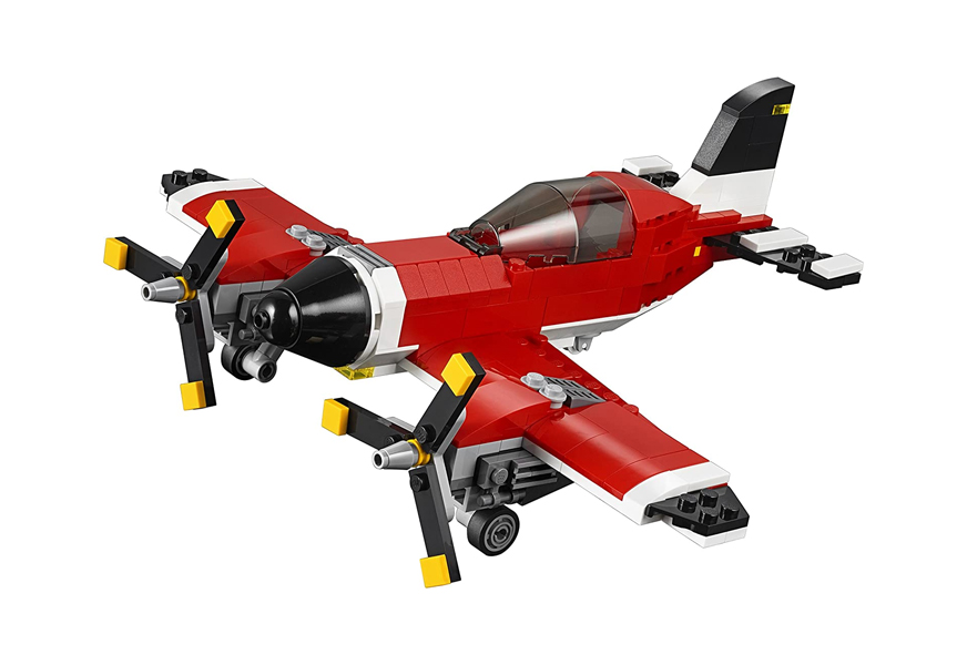 propeller plane building toy, vehicle lego creator set