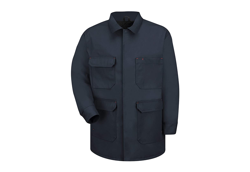 red kap men’s blended duck chore coat