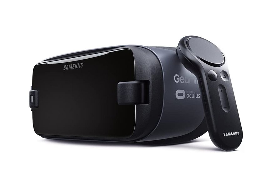samsung gear vr headset with controller