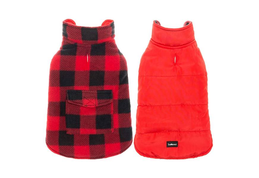 scenereal reversible plaid vest