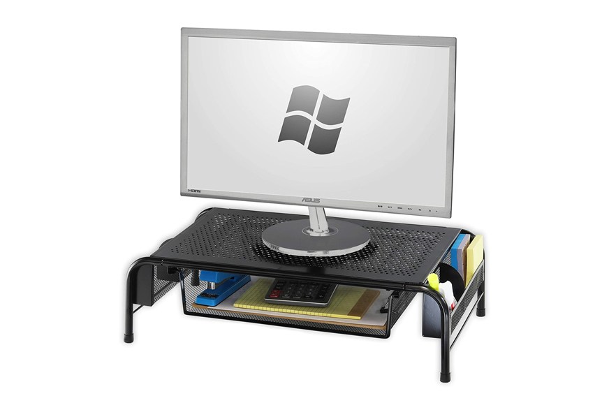 simplehouseware metal desk monitor stand riser