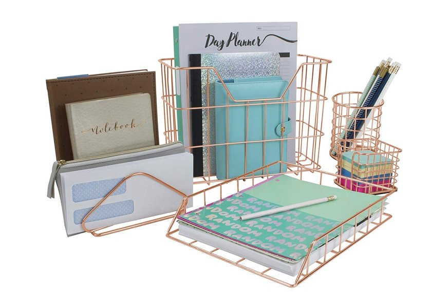 sorbus desk organizer 5 piece set