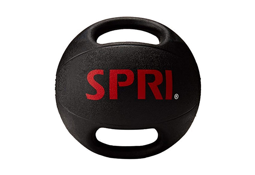 spri dual grip medicine ball