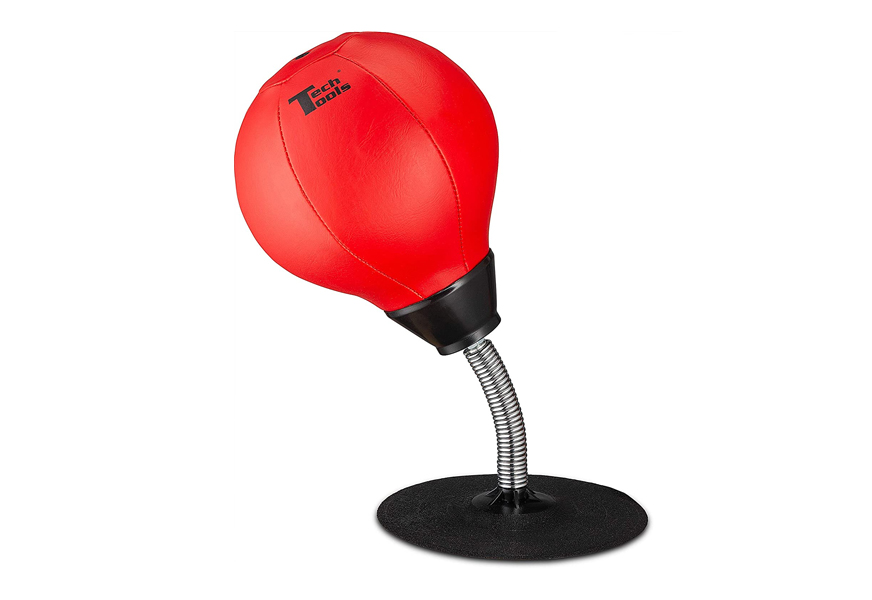 tech tools stress buster desktop punching bag