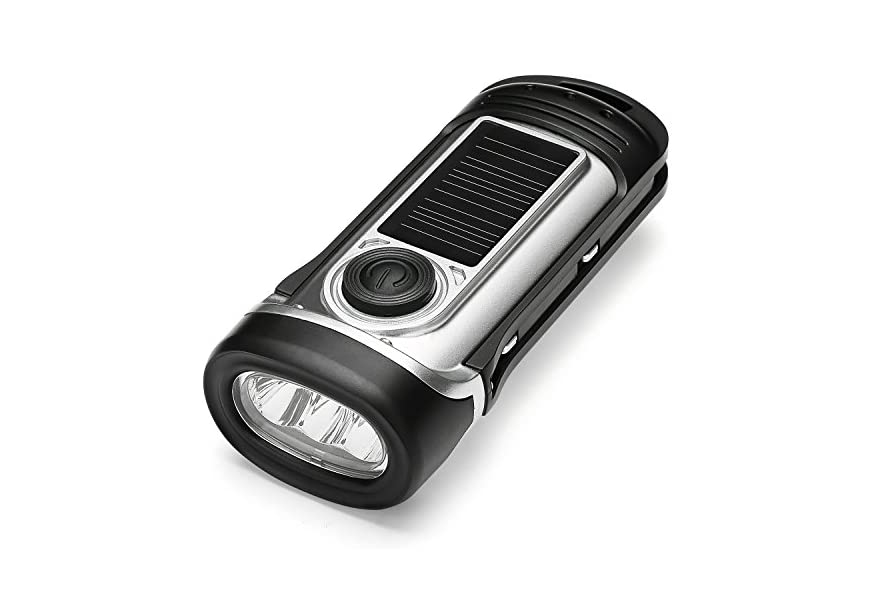 Manual 3-LED Hand Crank Emergency Flashlight – Survival Cat